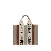 Chloé Brown Canvas Handbag