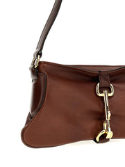 Chloé Brown Cotton Shoulder Bag