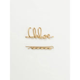 Chloé Brown Metal Hair Clip