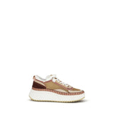 Chloé Brown Polyester Chunky Sneakers - EU41/US11