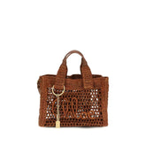 Sac bandoulière Chloé marron en raphia