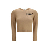 Chloé Brown Wool Sweatshirt