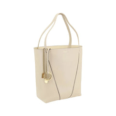 Chloé Cream Calf Leather Bos Taurus Shoulder Bag