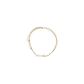 Chloé Gold Brass Bracelet - One Size