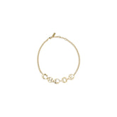 Chloé guld messing armbånd - One Size