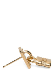 Chloé Gold Brass Earrings - One Size