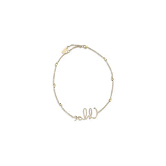 Chloé Gold Brass Necklace - One Size
