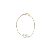 Chloé Gold Brass Necklace - One Size - Necklaces
