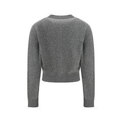 Chloé Gray Wool Cardigan