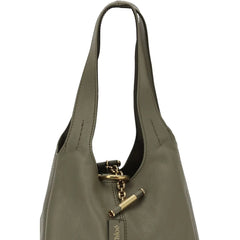 Chloé Green Buffalo Leather Shoulder Bag