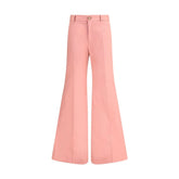 Chloé Multicolor Cotton Flared Pants - IT38 | S