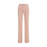 Chloé Multicolor Cotton Straight-Leg Jeans - W25