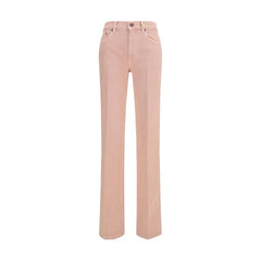 Chloé Multicolor Cotton Straight-Leg Jeans - W25
