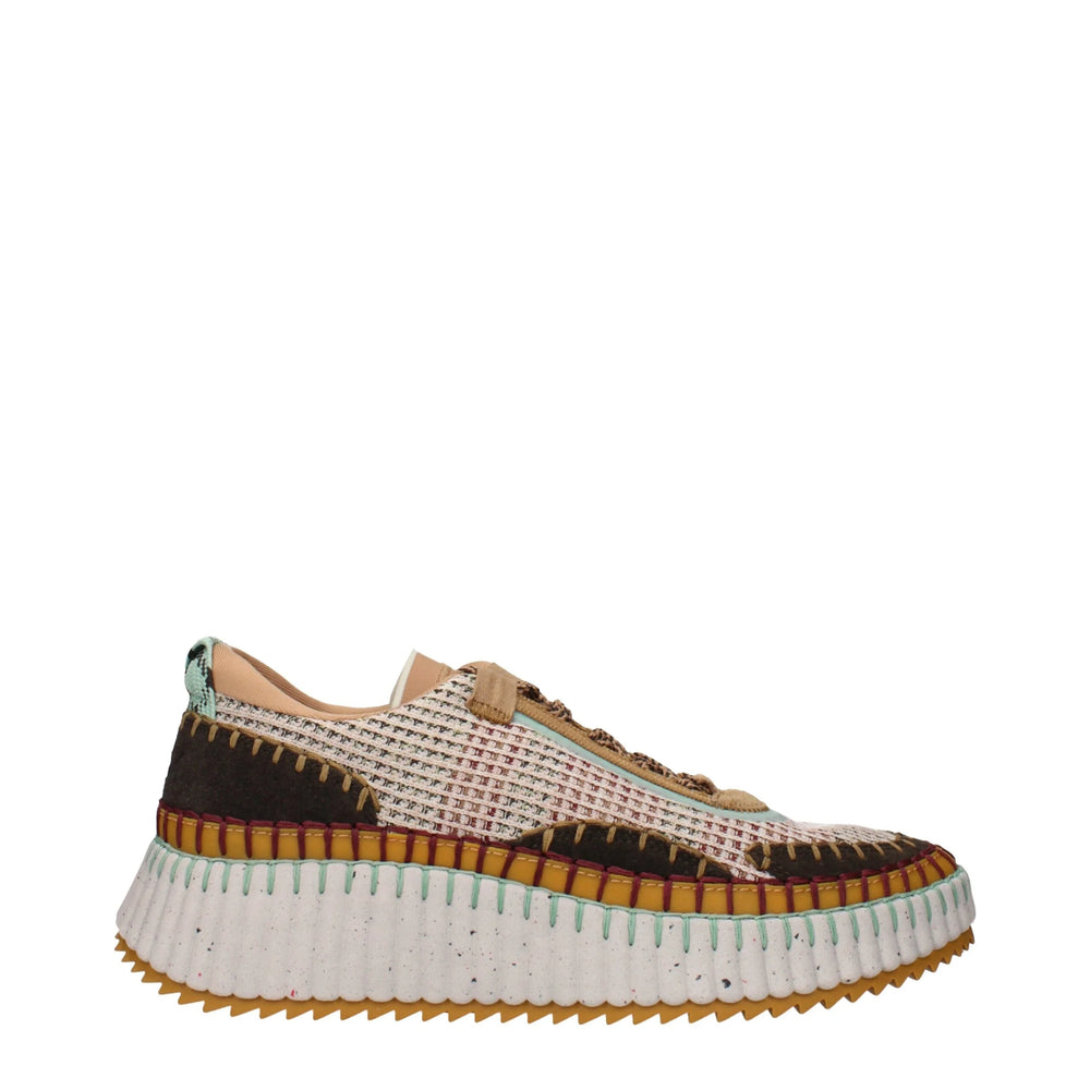 Chloé Multicolor Fabric Chunky Sneakers - EU40/US10