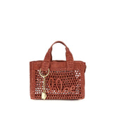 Sac bandoulière Chloé multicolore en raphia