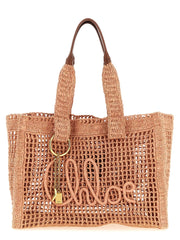 Chloé Multicolor Raffia Tote Bag