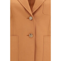Chloé Orange Wool Oves Aries Blazer