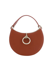 Chloé Sepia Brown Small Arlène Leather Shoulder Bag - Shoulder Bags