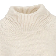 Chloé White Cashmere Turtleneck - M