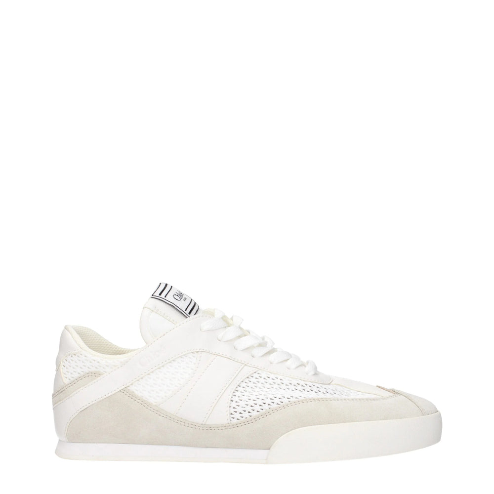 Chloé White Fabric Low Tops - EU40/US10