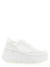 Chloé White Polyester Wedge Sandals