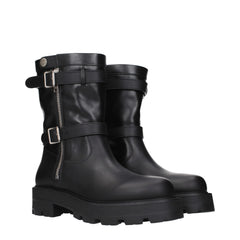 Christian Dior Black Leather Ankle Boots - EU40/US10