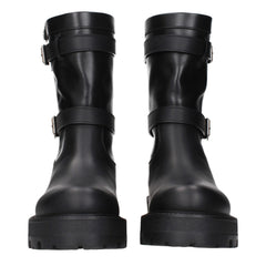 Christian Dior Black Leather Ankle Boots - EU40/US10
