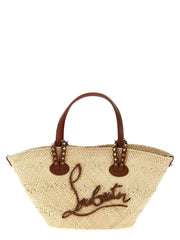 Christian Louboutin Beige Raffia Handbag