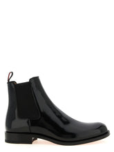 Christian Louboutin Black Calfskin Chelsea Boots