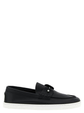 Christian Louboutin Black Calfskin Slip-On Loafers - EU 41 | US 8