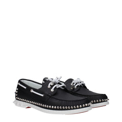 Christian Louboutin Schwarze Lederslipper - EU41/US8