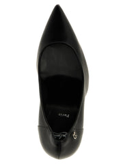 Christian Louboutin Black Napa Leather / Calf Bos Taurus High Heel Pumps - EU41/US11