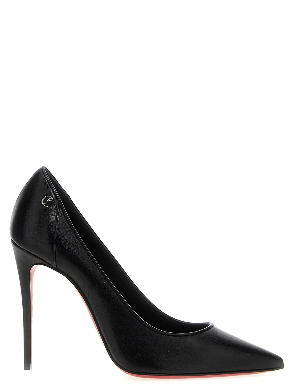 Christian Louboutin Black Napa Leather / Calf Bos Taurus High Heel Pumps - EU41/US11