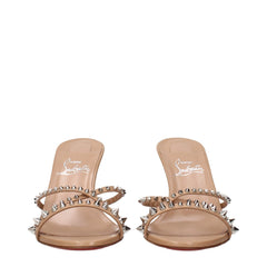 Christian Louboutin Pink Leather Stiletto Heel Sandals - EU36/US6