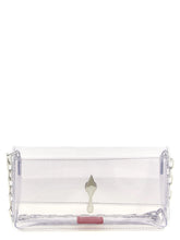 Christian Louboutin Silver Pvc Clutch Bag