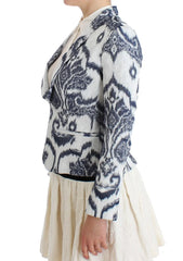 Christian Pellizzari Blue White Blazer Suit Jacket - IT40 | XS - Sport Jackets