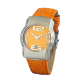 Chronotech Orange Leather Watch - Watches