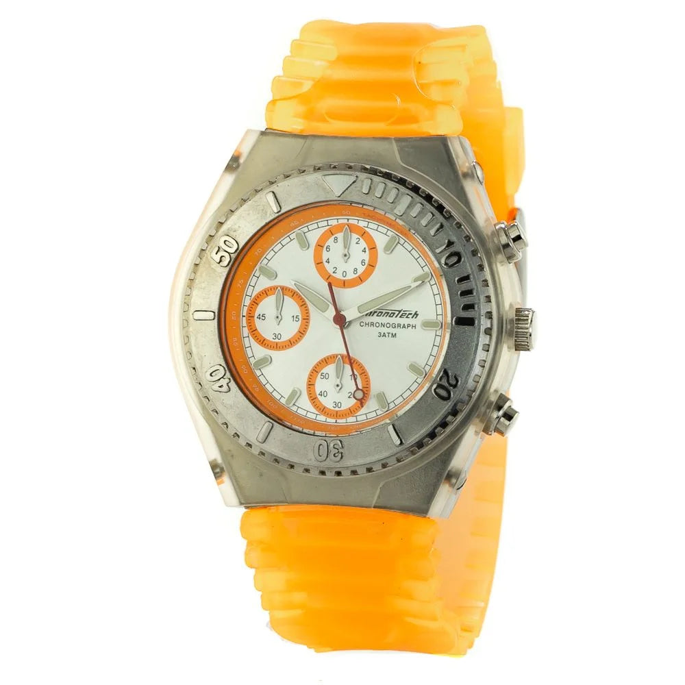 Chronotech Orange Rubber Watch - Watches