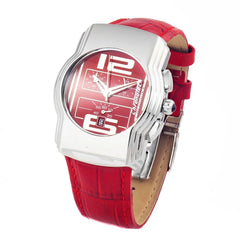 Chronotech Red Leather Watch - Watches