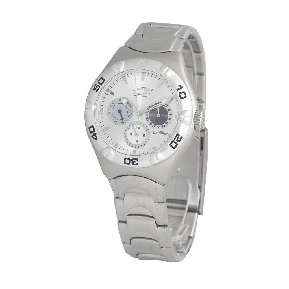 Chronotech Silver Stainless Steel Watch