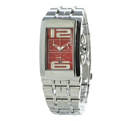Chronotech Silver Stainless Steel Watch