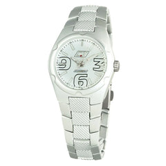Chronotech Silver Stainless Steel Watch
