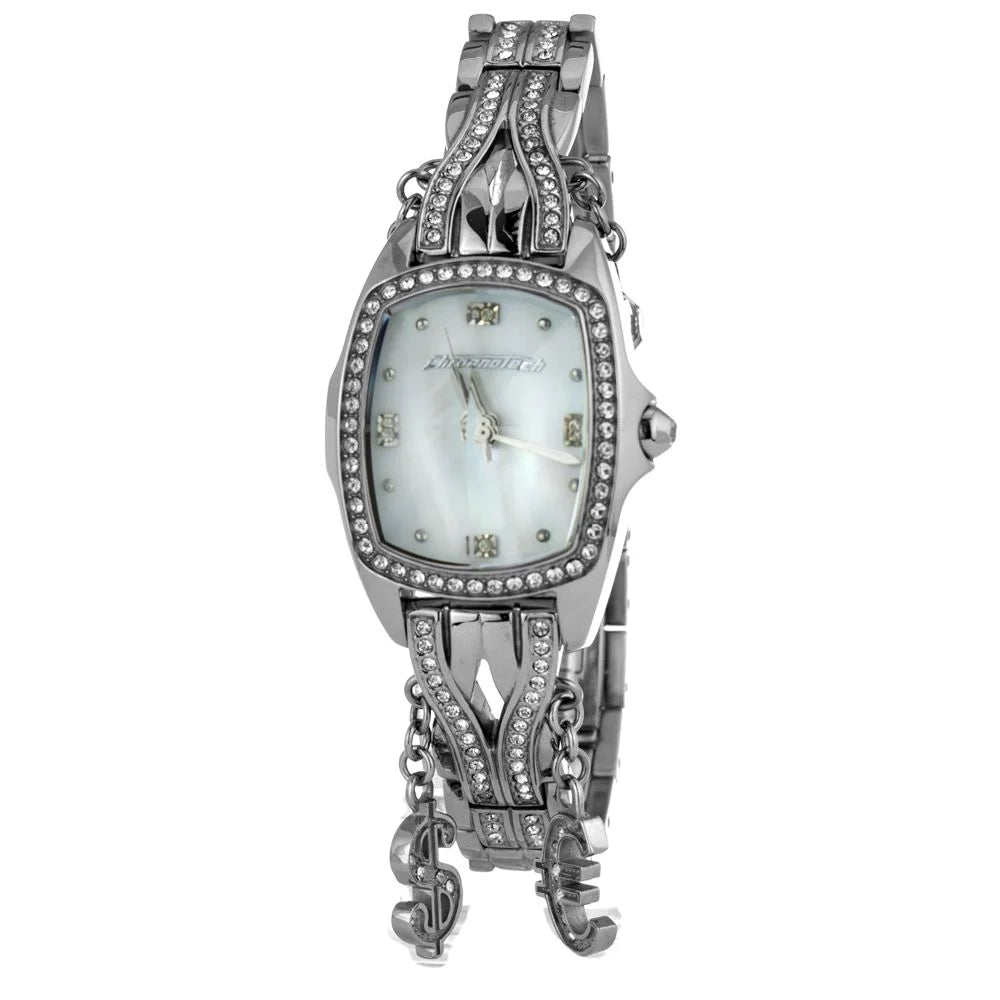 Chronotech Silver Stainless Steel Watch - Watches