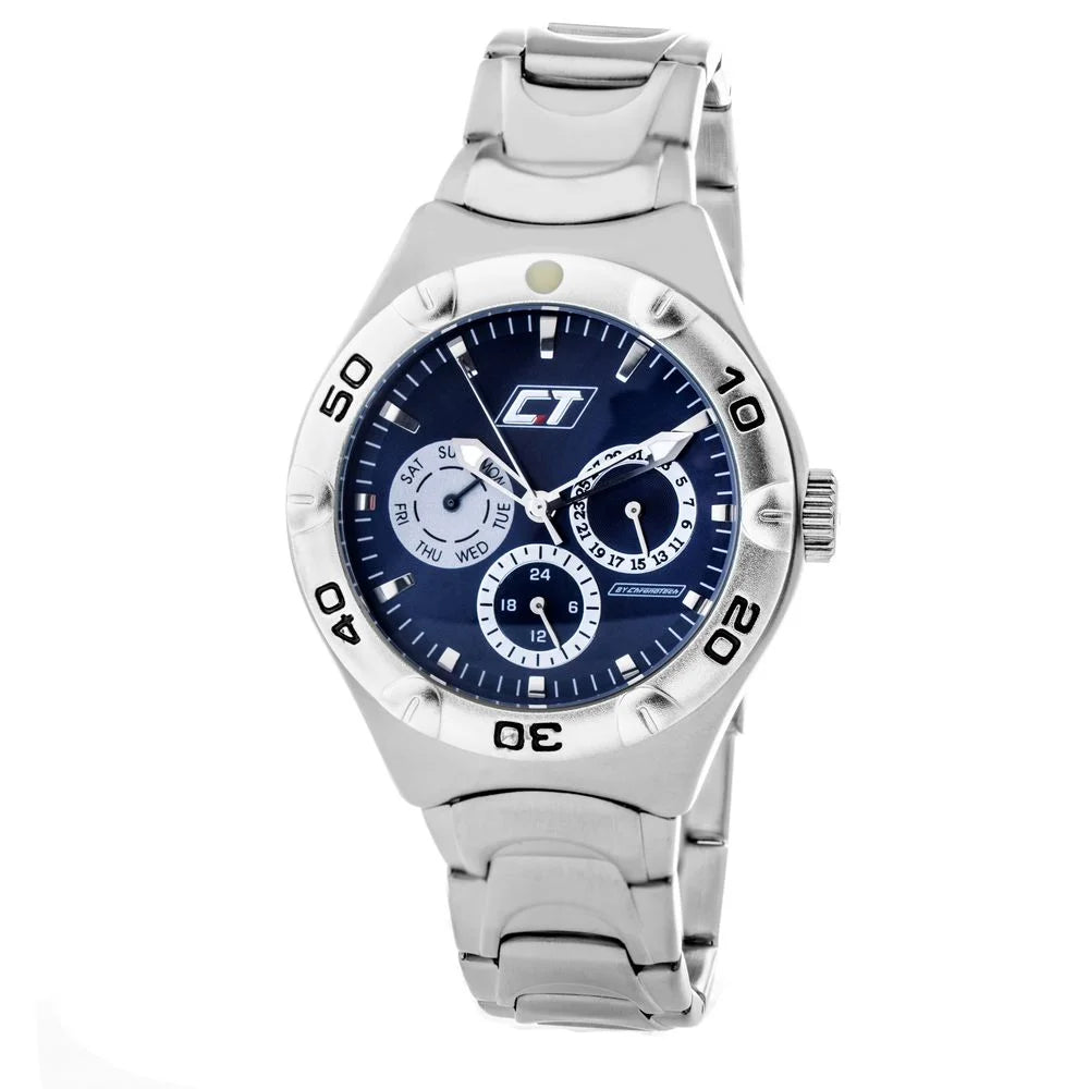 Chronotech Silver Stainless Steel Watch - Watches