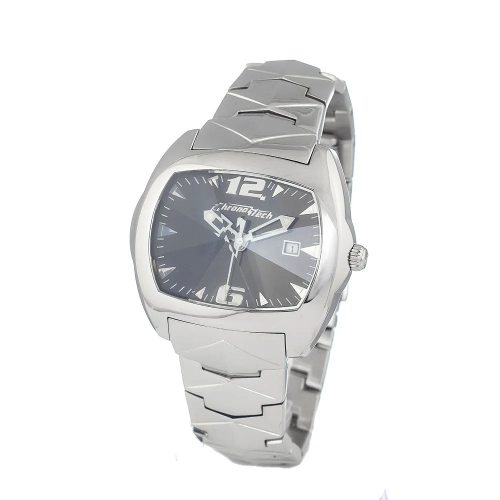 Chronotech Silver Stainless Steel Watch - Watches