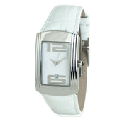 Chronotech White Leather Watch - Watches