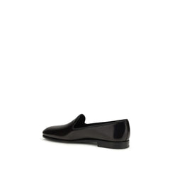 Church’s Black Calf Leather Bos Taurus Slip-On Loafers