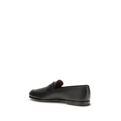 Church’s Black Calf Leather Bos Taurus Slip-On Loafers