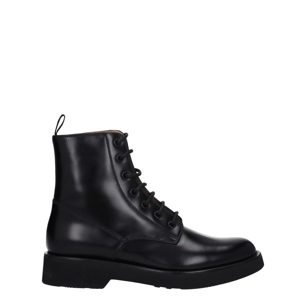Church’s Black Leather Ankle Boots - Boots