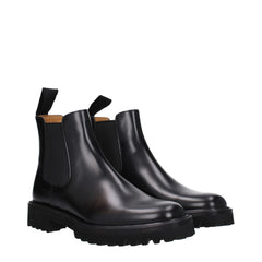 Church’s Black Leather Ankle Boots - EU40/US10